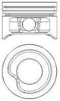 Поршень NURAL 87-307100-20 (фото 1)