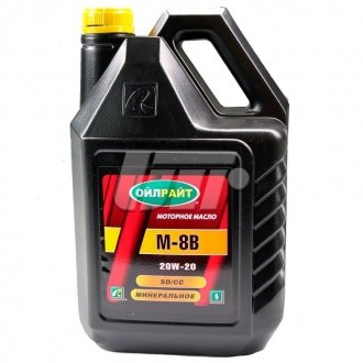 Олива моторна М8В 20W-20 SD/CB (Каністра 5л) OIL RIGHT 2484 (фото 1)