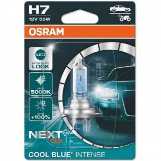 Лампа фарна H7 12V 80W PX26d COOL BLUE INTENSE Next Gen (1 шт) blister(вир-во) OSRAM 64210CBN-01B (фото 1)
