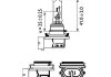 Лампа розжарювання H9 12V 65W PGJ19-5 STANDARD (вир-во) PHILIPS 12361C1 (фото 3)