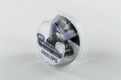 Лампа розжарювання H11 12V 55W PGJ19-2 Diamond Vision 5000K (вир-во) PHILIPS 12362DVS2 (фото 1)