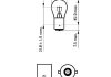 Лампа розжарювання P21W12V 21W BA15s (blister 2шт) (вир-во) PHILIPS 12498B2 (фото 3)
