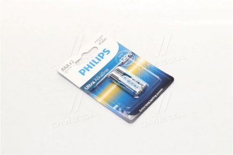 Батарейка LR03/AAA Ultra Alkaline Blister 2шт (вир-во) PHILIPS LR03E2B/10 (фото 1)