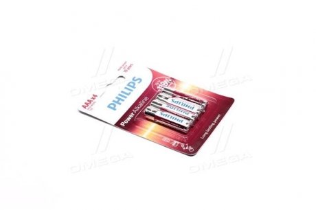 Батарейка LR03 / AAA Power Alkaline Blister 4шт (вир-во) PHILIPS LR03P4B/10 (фото 1)