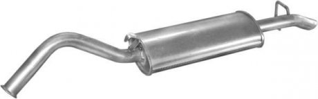 Глушитель алюм. сталь, задн. часть Audi 100 83-90/200 83-84 1.8/2.0 POLMOSTROW 01.10 (фото 1)