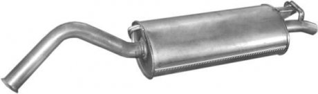 Глушитель алюм. сталь, задн. часть Audi 100 84-91/200 84-85 2.2/2.3 Avant kat POLMOSTROW 01.86 (фото 1)