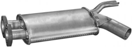 Глушитель алюм. сталь, средн. часть BMW 520i 2.0i -24V 90-96 POLMOSTROW 03.65 (фото 1)