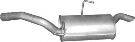Глушитель (задняя часть) алюминизированная сталь Citroen Jumpy 2.0/Fiat Scudo/Peugeot Expert POLMOSTROW 04.120 (фото 1)