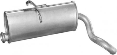Глушитель алюм. сталь, задн. часть Citroen Berlingo/Peugeot Partner 1.1i; 1.4i; 1.6i; 1.8i; 96- POLMOSTROW 04.136 (фото 1)
