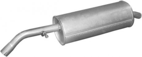 Глушитель (задняя часть) алюминизированная сталь Citroen C2 1.4i (06-) POLMOSTROW 04.262 (фото 1)