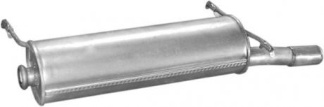 Глушитель алюм. сталь, задн. часть Citroen Xsara 1.4i; 1.6i -16V 09/00 - hatchback POLMOSTROW 04.285 (фото 1)