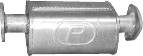 Глушитель, алюм. сталь, средн.часть Daewoo Evanda Sedan 00-06 POLMOSTROW 05.31 (фото 1)