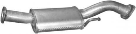 Глушитель, алюм. сталь, передн. часть Mitsubishi Pajero 2.8 TDi Tirbo Intercooler Diesel 4x4 04/94-02/00 POLMOSTROW 14.95 (фото 1)