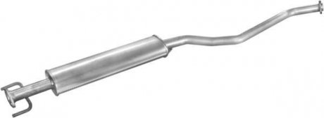 Резонатор (средняя часть) алюминизированная сталь Opel Vectra 1.8-2.0 POLMOSTROW 17.50 (фото 1)