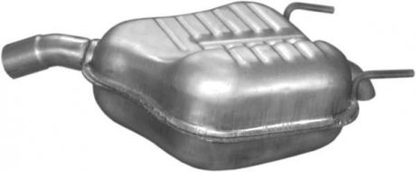 Глушитель алюм. сталь, задн. часть Opel Vectra C 2.2i -16V 04/02-01/04 / Fiat Croma II POLMOSTROW 17.618