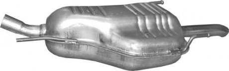 Глушитель (задняя часть) алюминизированная сталь Opel Zafira A 1.8 (03-05) POLMOSTROW 17.625 (фото 1)