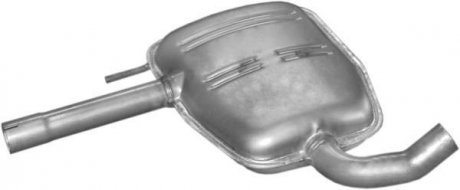 Резонатор (средняя часть) алюминизированная сталь VW Passat 1.8 POLMOSTROW 30.20 (фото 1)