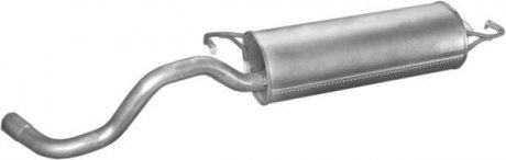 Глушитель (задняя часть) алюминизированная сталь VW Golf IV 1.4 (97-04) POLMOSTROW 30.244 (фото 1)