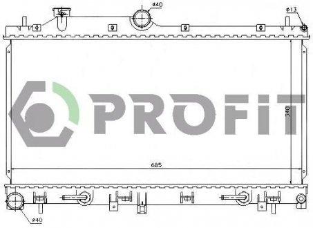 Радиатор охолоджування PROFIT PR 2910A2 (фото 1)