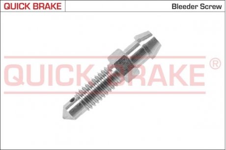 Штуцер прокачки гальм (M6x1/7x29.0) QUICK BRAKE 0033 (фото 1)