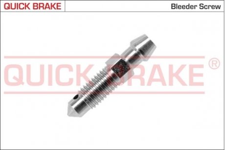 Штуцер прокачки гальм (M7x1/7х30.5) QUICK BRAKE 0086 (фото 1)