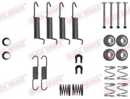 Комплект пружинок колодок ручника Opel Frontera 92-98 QUICK BRAKE 105-0016 (фото 1)