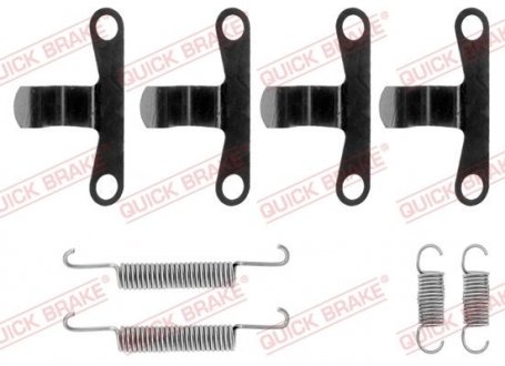 Комплект пружинок колодок ручника Volvo 240/260/740/760/780/940/960 74-98 QUICK BRAKE 105-0594 (фото 1)