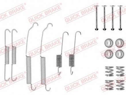 Комплект пружинок колодок ручника Peugeot 106/205/306/309/Renault Megane I/Rapid 84-03 QUICK BRAKE 105-0618 (фото 1)