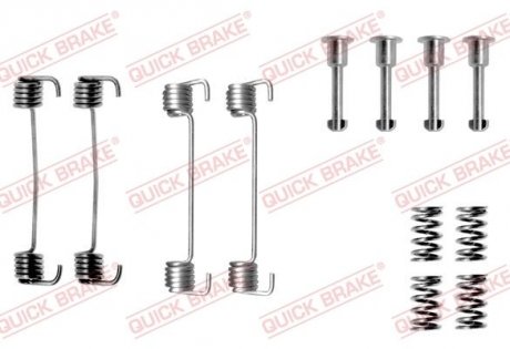 Комплект пружинок колодок ручника BMW 3 (E21/E30) 78-94 QUICK BRAKE 105-0620 (фото 1)