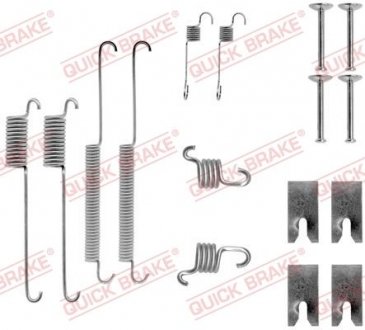 Комплект пружинок колодок ручника Ford Mondeo I/II 93-00 QUICK BRAKE 105-0732 (фото 1)