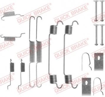Комплект пружинок колодок ручника Mazda 323 89-98 QUICK BRAKE 105-0767 (фото 1)