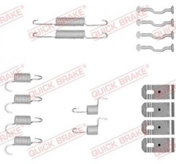 Комплект пружинок колодок стоянкового гальма Honda FR-V/Stream 01- QUICK BRAKE 105-0876 (фото 1)