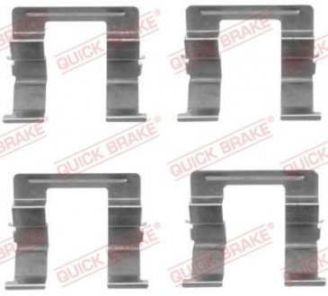 Планка супорта (переднього) прижимна (к-кт) Mazda 6 02-08 QUICK BRAKE 109-1605 (фото 1)