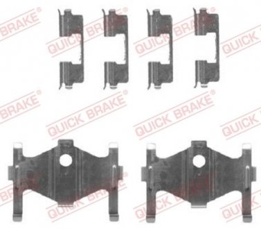 Планка супорта (заднього) прижимна (к-кт) Hyundai Elantra III/V/Kia Cerato I 88- (Sumitomo) QUICK BRAKE 109-1710 (фото 1)