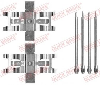 Планка супорта (переднього) прижимна (к-кт) MB E-class (W210/S210) 96-03 (Ate) QUICK BRAKE 109-1805 (фото 1)