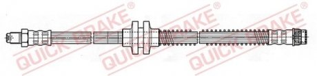 Шланг гальмівний (передній) Renault Megane II/Scenic II 03- (L=428mm) M10x1/M12x1 QUICK BRAKE 37.921 (фото 1)