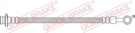 Шланг гальмівний (задній) Nissan Juke/Leaf 10- (L) (198mm) M10x1 QUICK BRAKE 58.021 (фото 1)