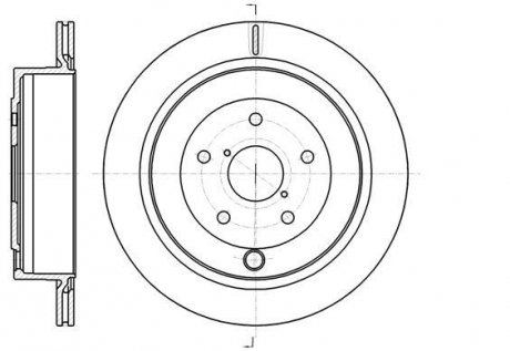 Диск тормозной SUBARU TRIBECA 3.6 24V 08-,B9 TRIBECA 3.0 24V 05-08 D=301.6MM задн. (пр-во) REMSA 61042.10 (фото 1)
