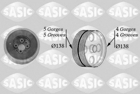 Шків ременя VAG (вир-во) SASIC 2156004 (фото 1)