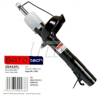 SATO Амортизатор Ford Focus MK I, Wagon MK I 99- газ SATO TECH 20442FL