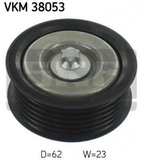 Натяжной ролик, поликлинового ремня (Пр-во) SKF VKM 38053 (фото 1)