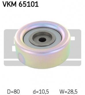 Натяжний ролик, поліклінового ременя (Вир-во) SKF VKM 65101 (фото 1)