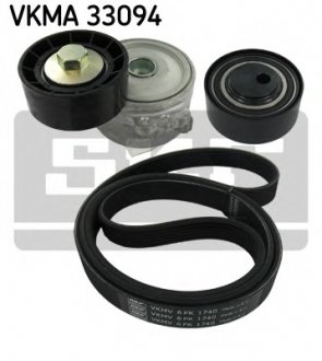 Комплект доріжкового ремня SKF VKMA 33094 (фото 1)