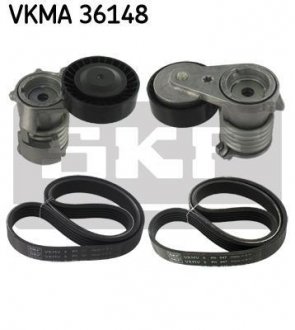 Комплект (ремень+ролики) SKF VKMA 36148 (фото 1)