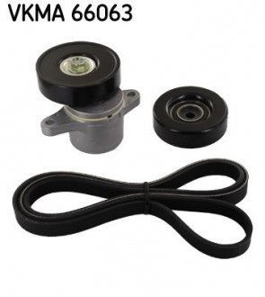 Комплект (ремень+ролики) SKF VKMA 66063 (фото 1)