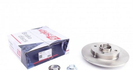 Диск гальмівний (задній) Citroen C4 II/Peugeot 308 08- (249х9) (+ABS) (з підшипником) Solgy 208026