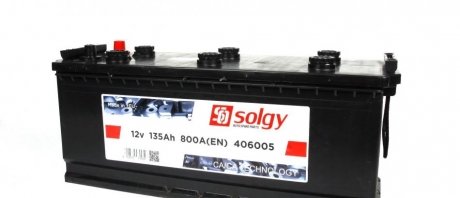 Акумуляторна батарея 135Ah/800A (511x190x217/+L) Solgy 406005 (фото 1)
