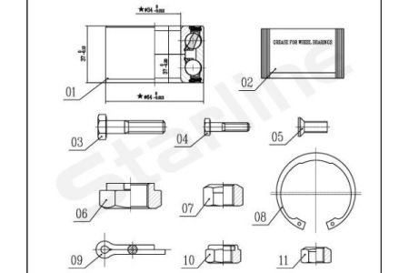 ПОДШИП. К-Т STARLINE SLO01358 (фото 1)