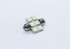 Лампа LED софитная C5W 24V T11x31-S8.5 (6 SMD size5050) WHITE <> TEMPEST Tmp-08T11-24V (фото 1)