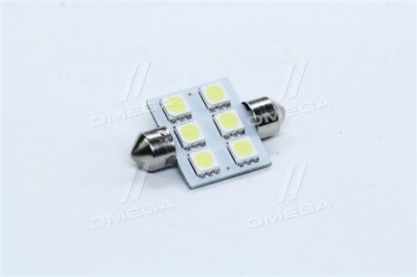 Лампа LED Софітні C5W 24V T11x36-S8.5 (6 SMD size5050) <> TEMPEST Tmp-11T11-24V (фото 1)